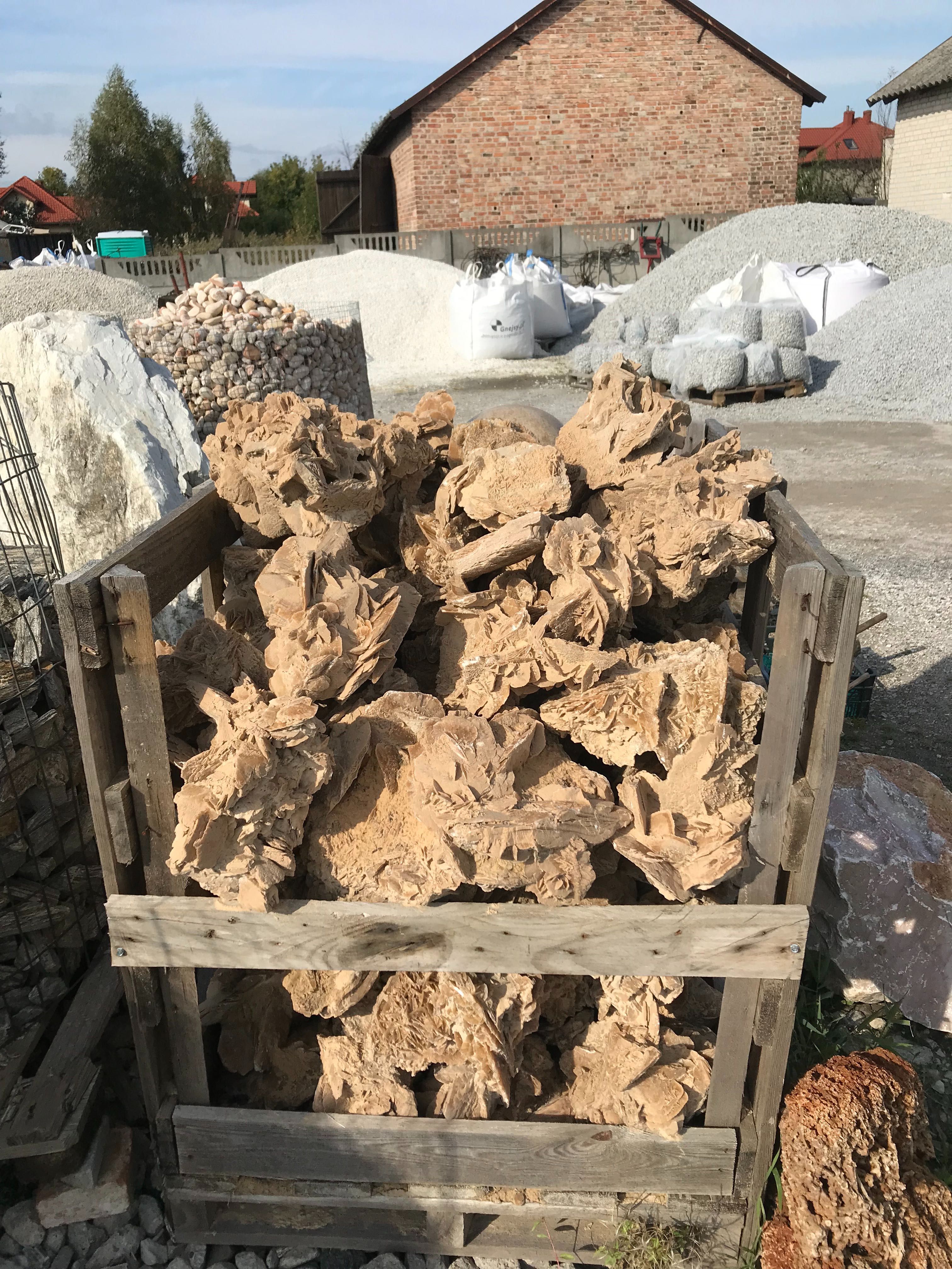 RÓŻA PUSTYNI - Kwiat Pustyni Kamień do Akwarium Skała Terrarium Malawi