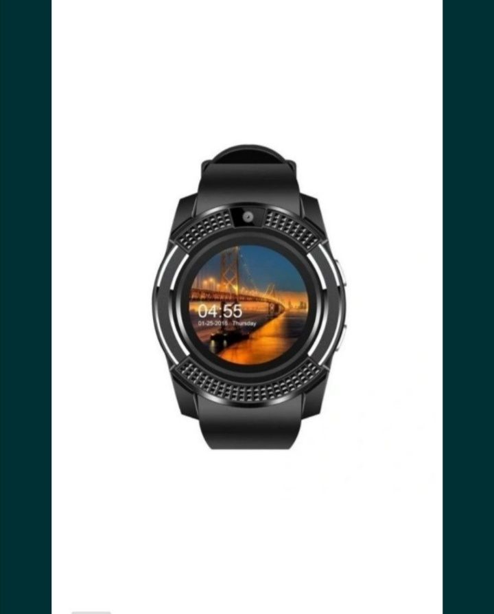 Zegarek v8smartwatch czarny zapakowany w pudełku na prezent