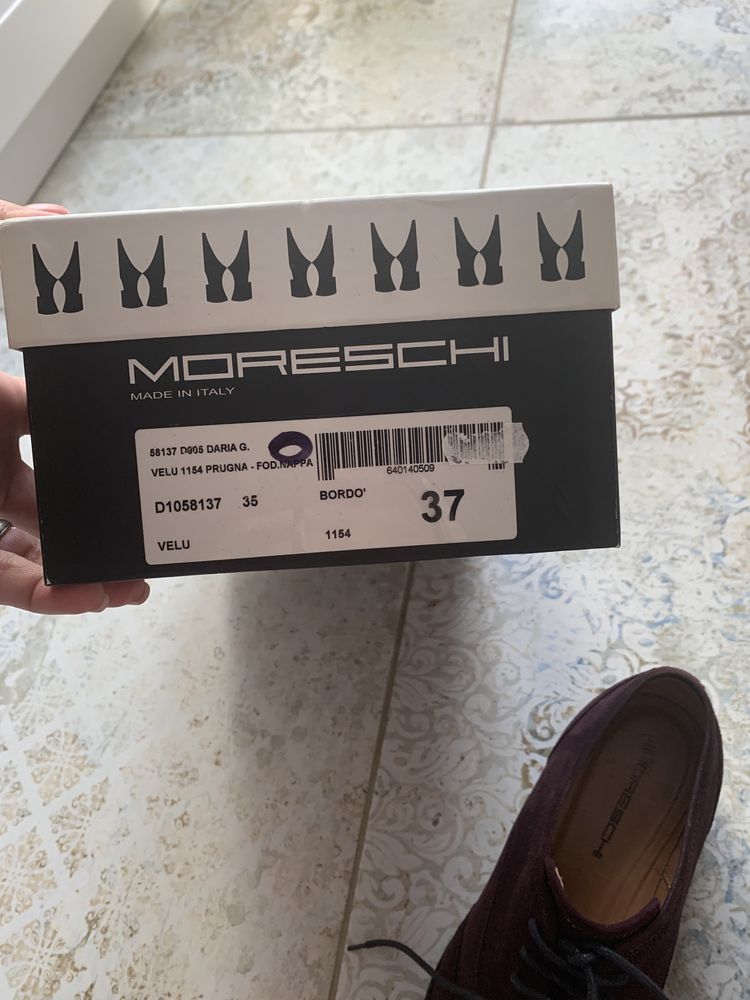 Лофери оксфорди Moreschi Armani