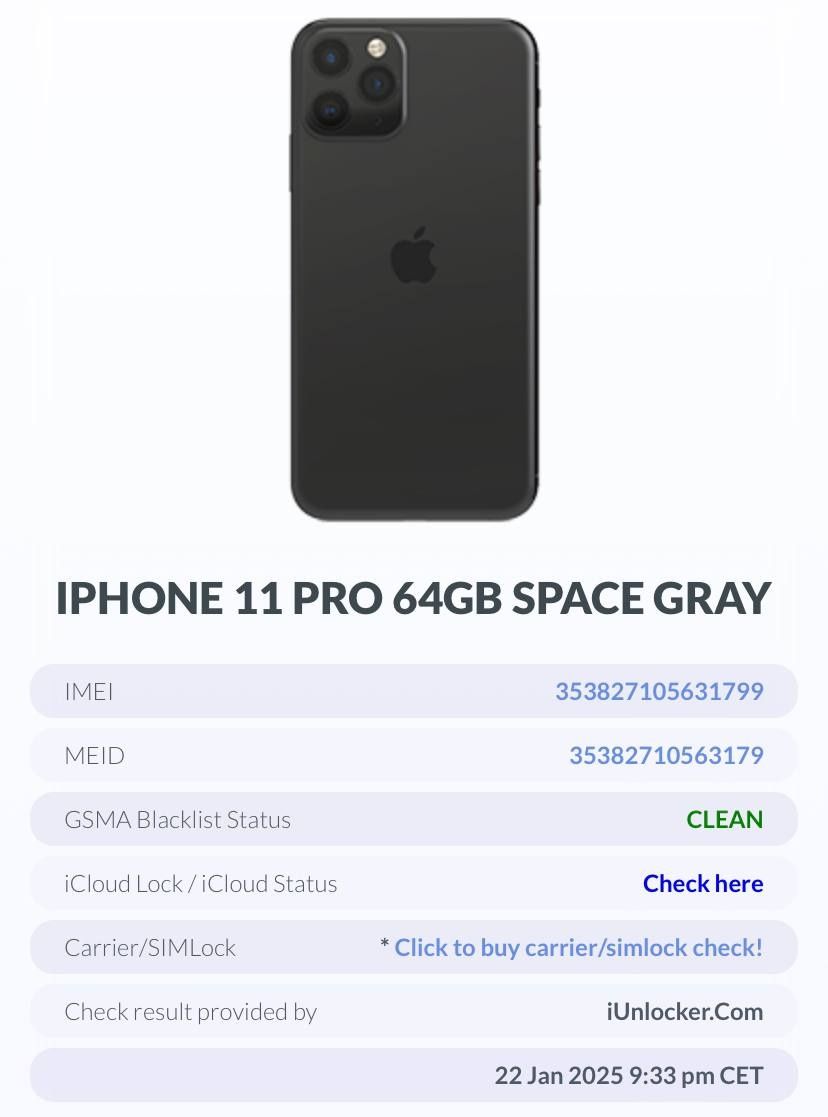iPhone 11 про дисплей та сенсор робочі камера також  на 64 гігабайт