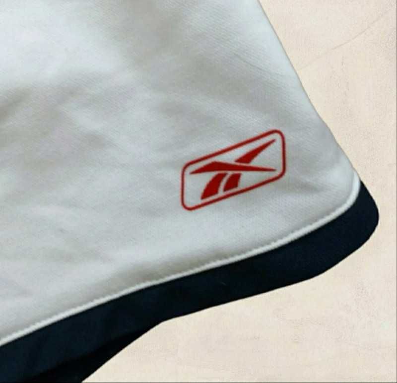 Reebok białe spodenki vintage stare logo XL/L