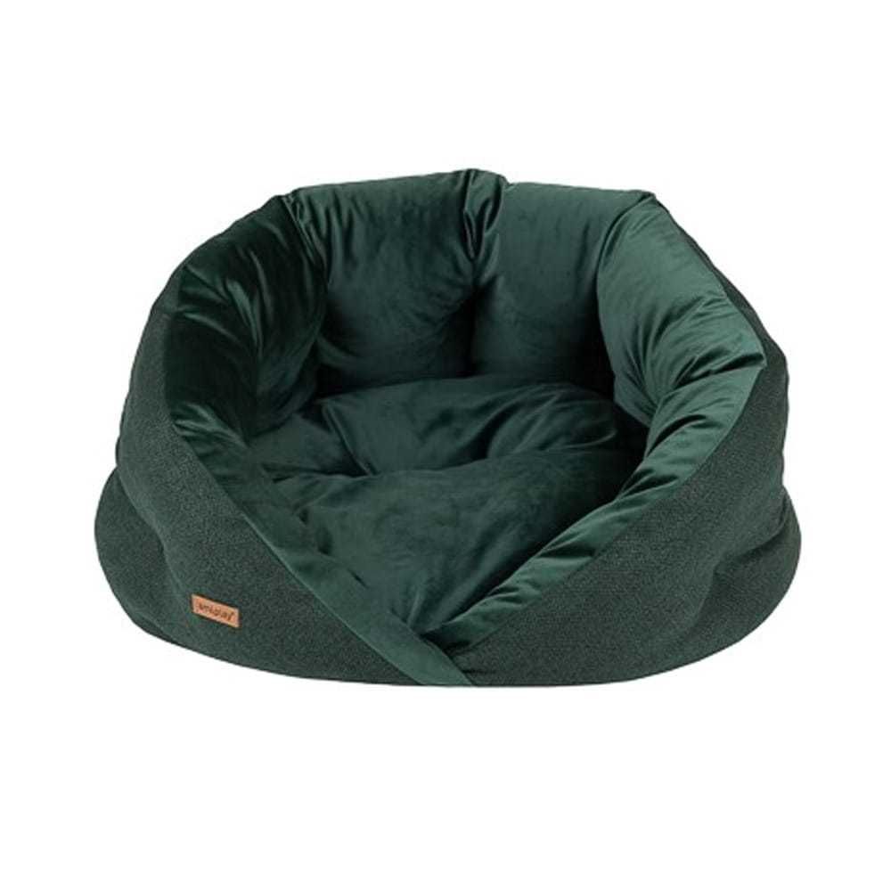 Amiplay Legowisko 60x60x38cm kokon kojec dla psa Siena M zielony