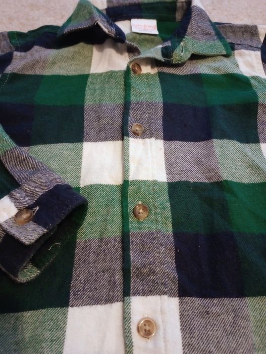 Koszula w kratę Jumping Beans r.98 na wiek 3 lata