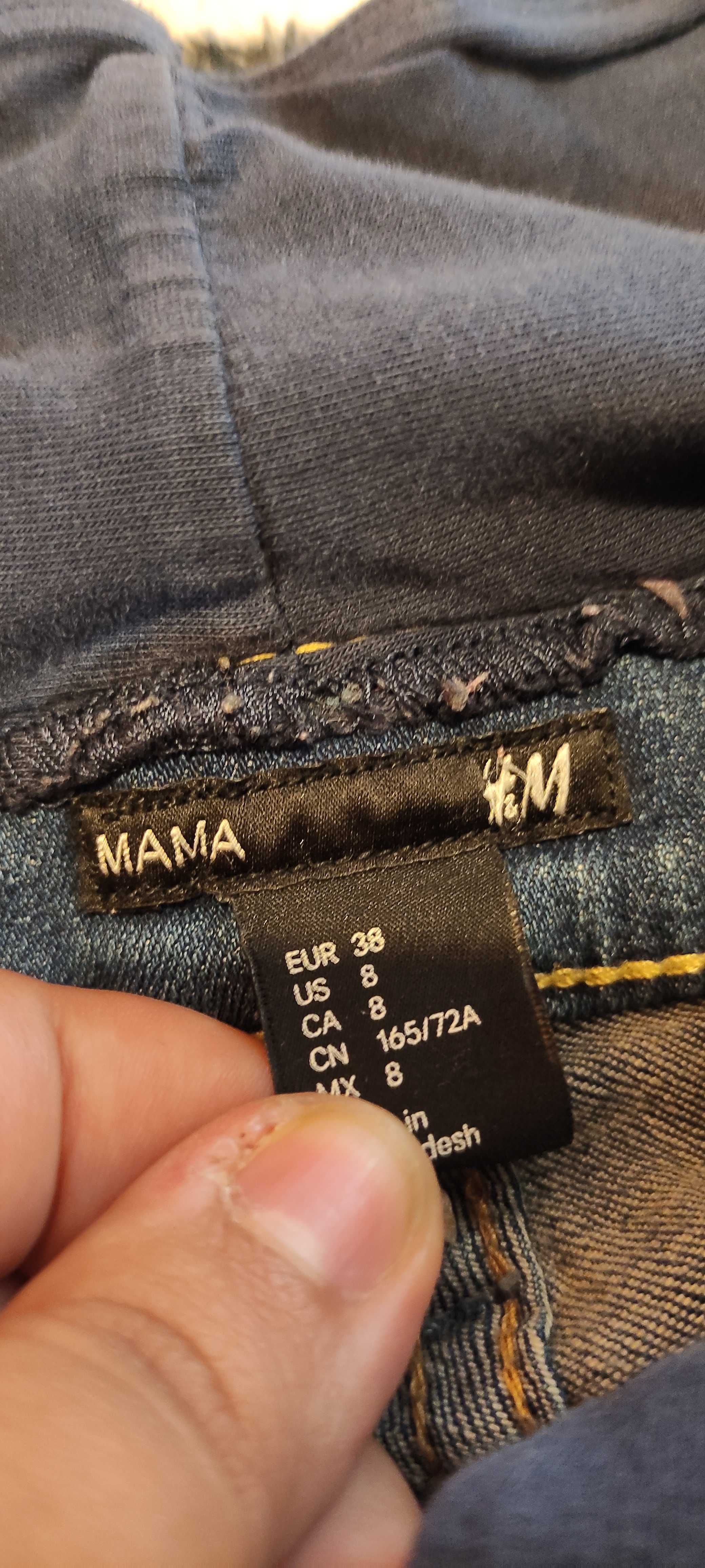 Spodnie długie ciążowe r. 38 h&m