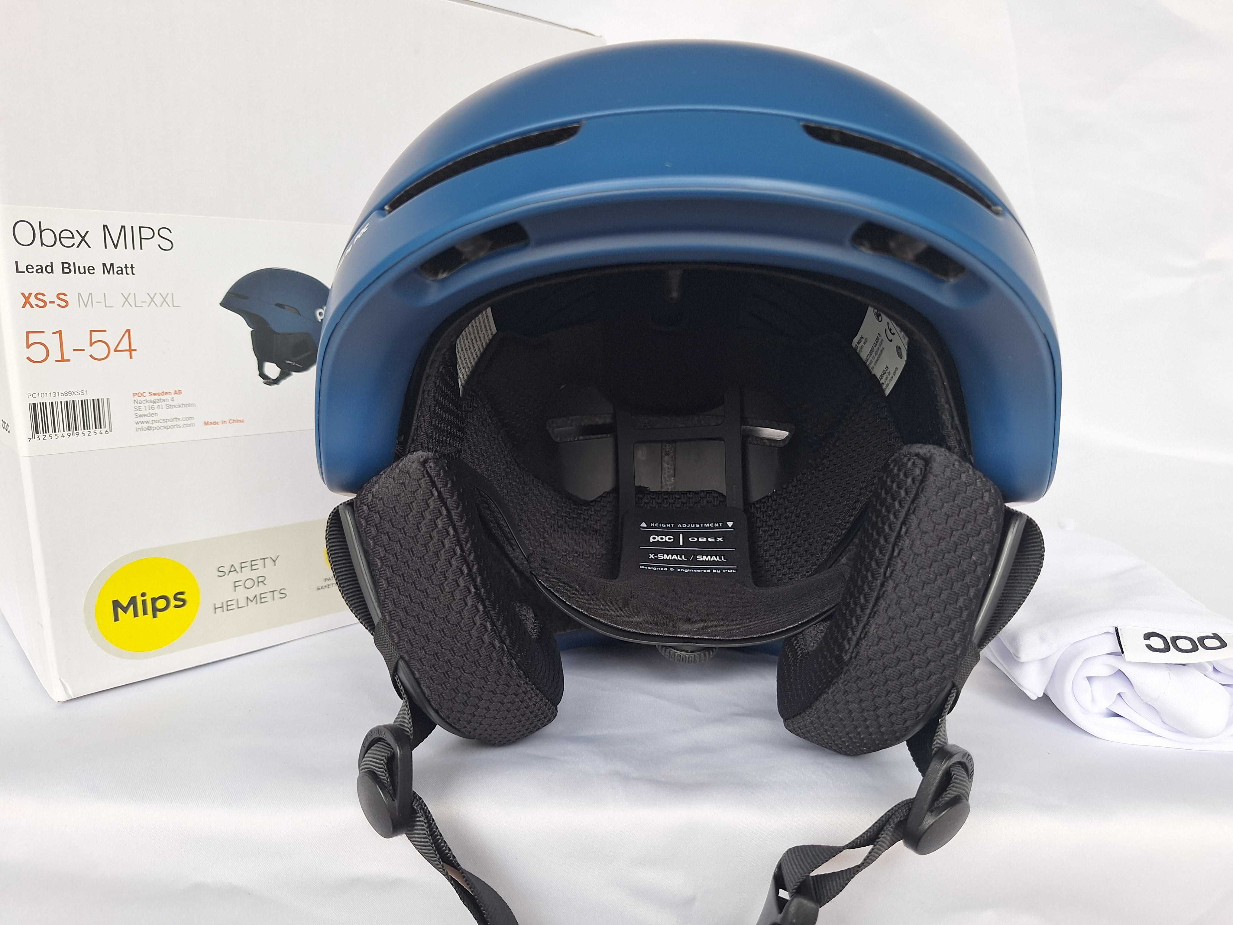Kask narciarski POC Obex Mips Lead Blue XS/S 51-54cm