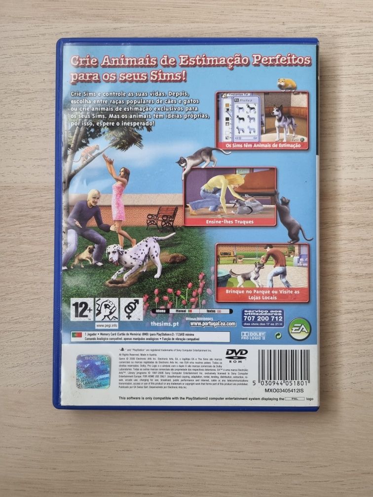 Playstation2 - Sims 2 Animais de estimação