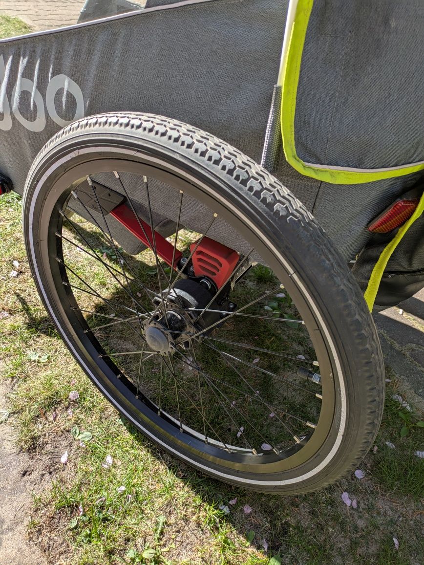 Przyczepka rowerowa Queridoo Qupa 1 lime