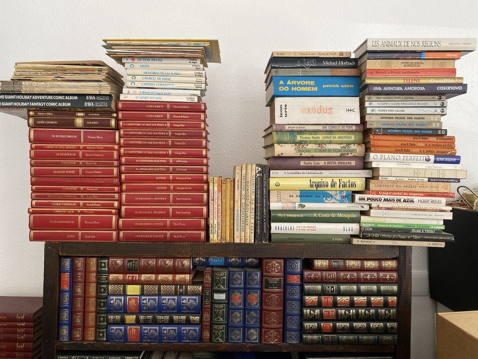 Livros antigos de varios géneros