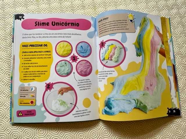 NOVO Livro Slimes - portes incluídos