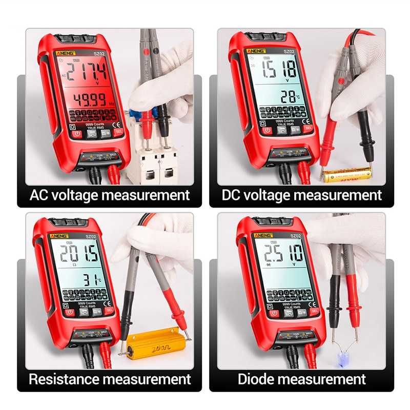 ANENG SZ02 inteligentny cyfrowy multimetr
