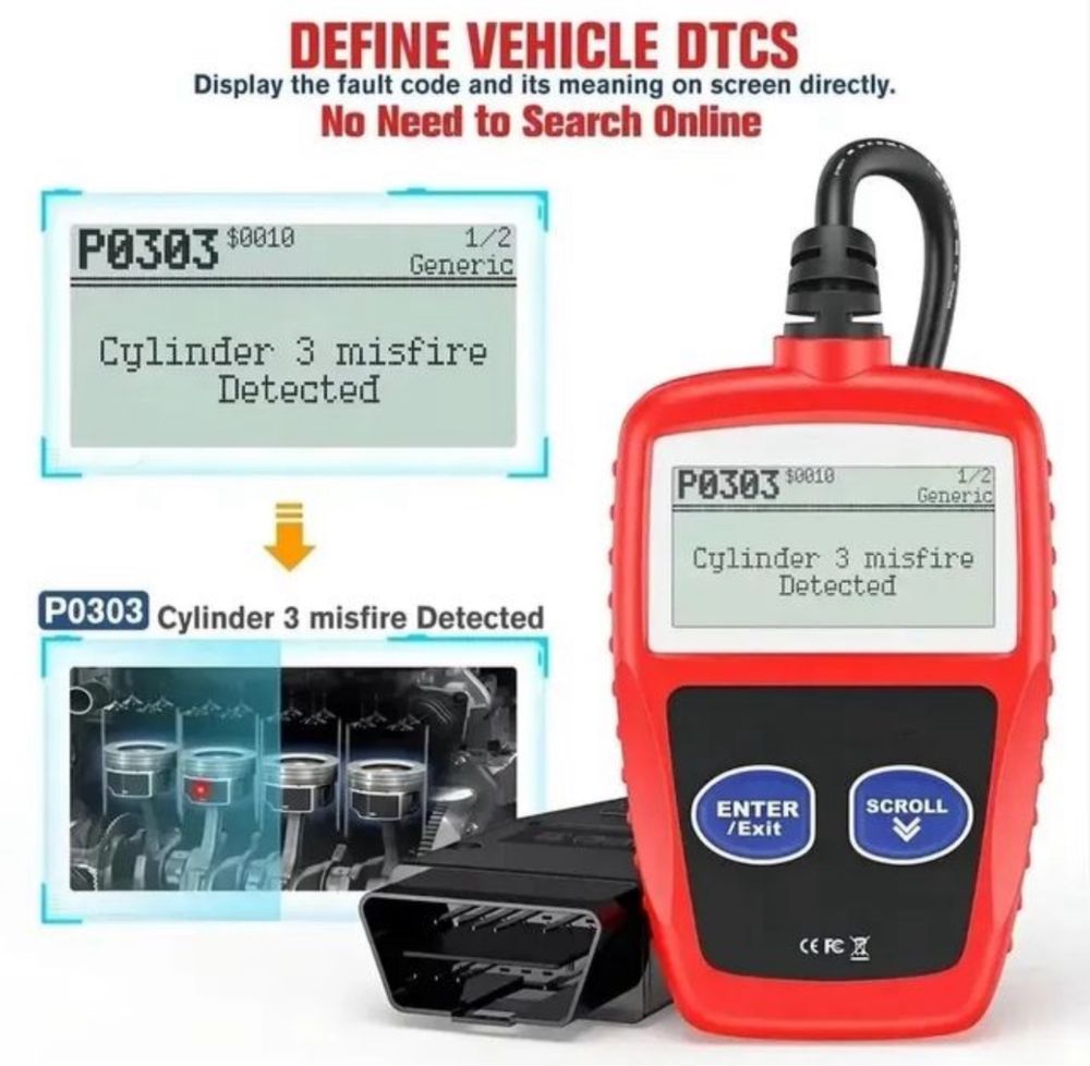 Instrumento diagnostico carro universal