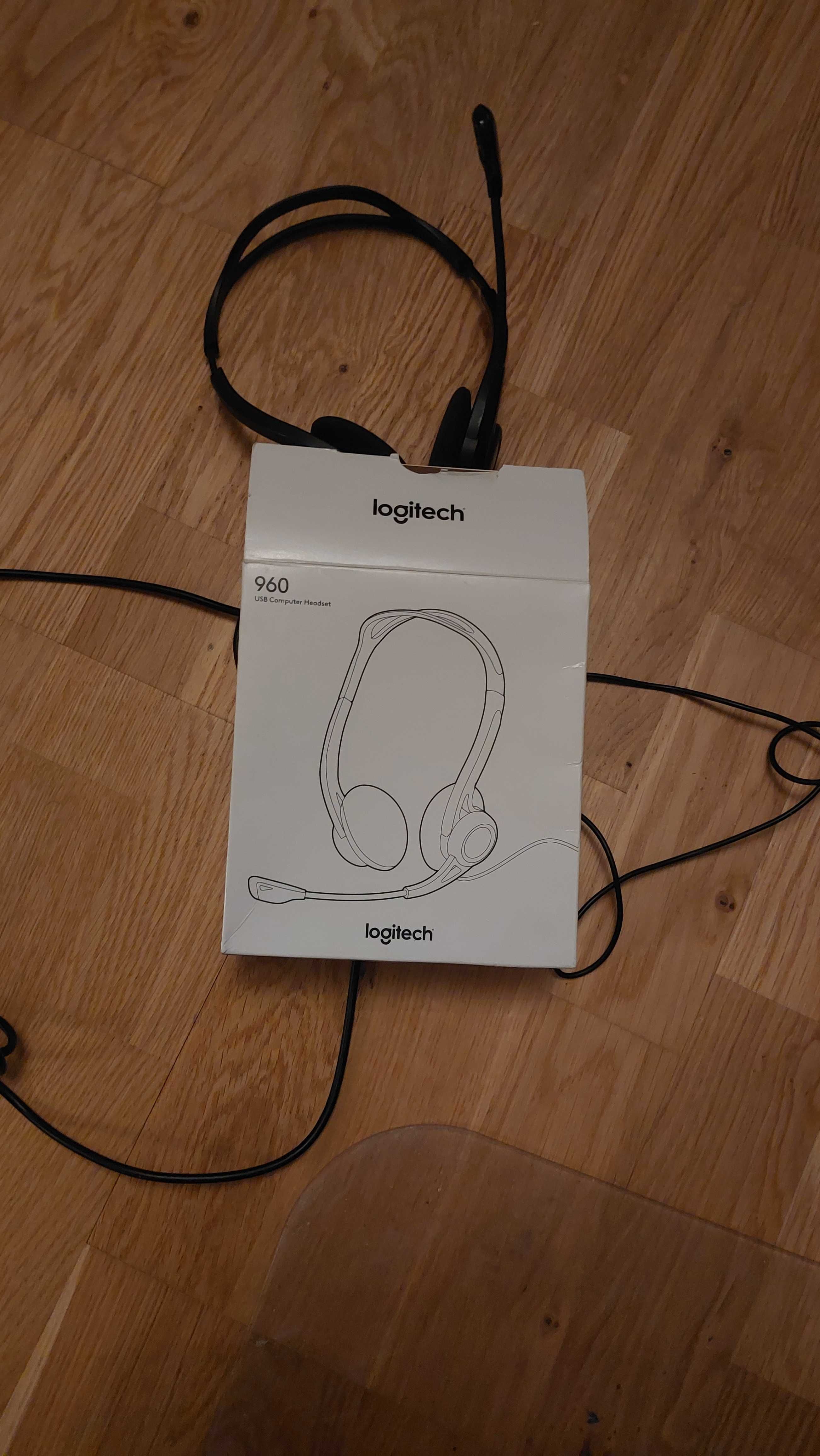 Słuchawki z mikrofonem Logitech 960