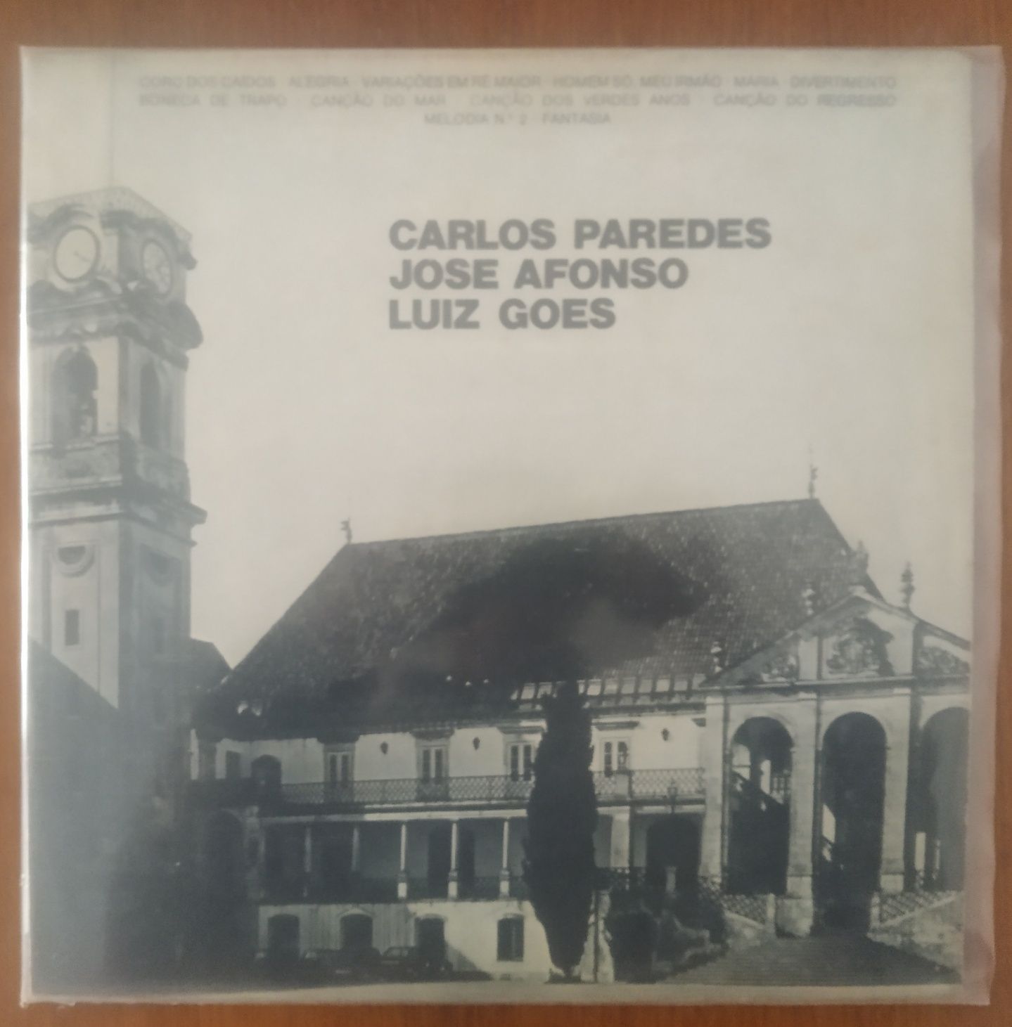 Carlos Paredes - José Afonso - Luiz Goes disco de vinil