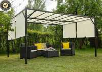 MOCNA STALOWA PERGOLA Tarasowa 300 x 400 cm, 2 kolory, Super Cena!