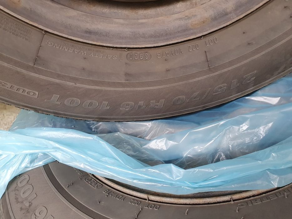 Kpl kół 16"  5x114,3 opony zima 215x70