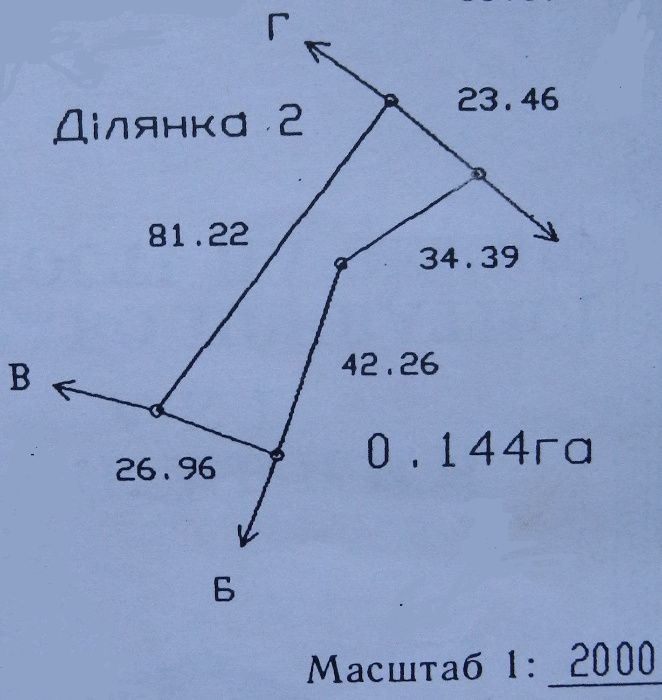Участок. Васильковский р-н.