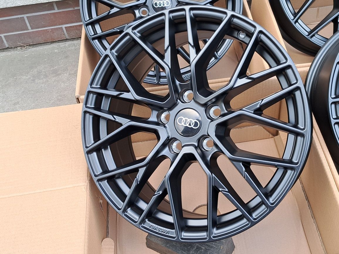 Alufelgi NOWE 17 AUDI 5x112 A3 A4 B7 B8 B9 A6 C5 C6 Q3 TT CZARNY MATT
