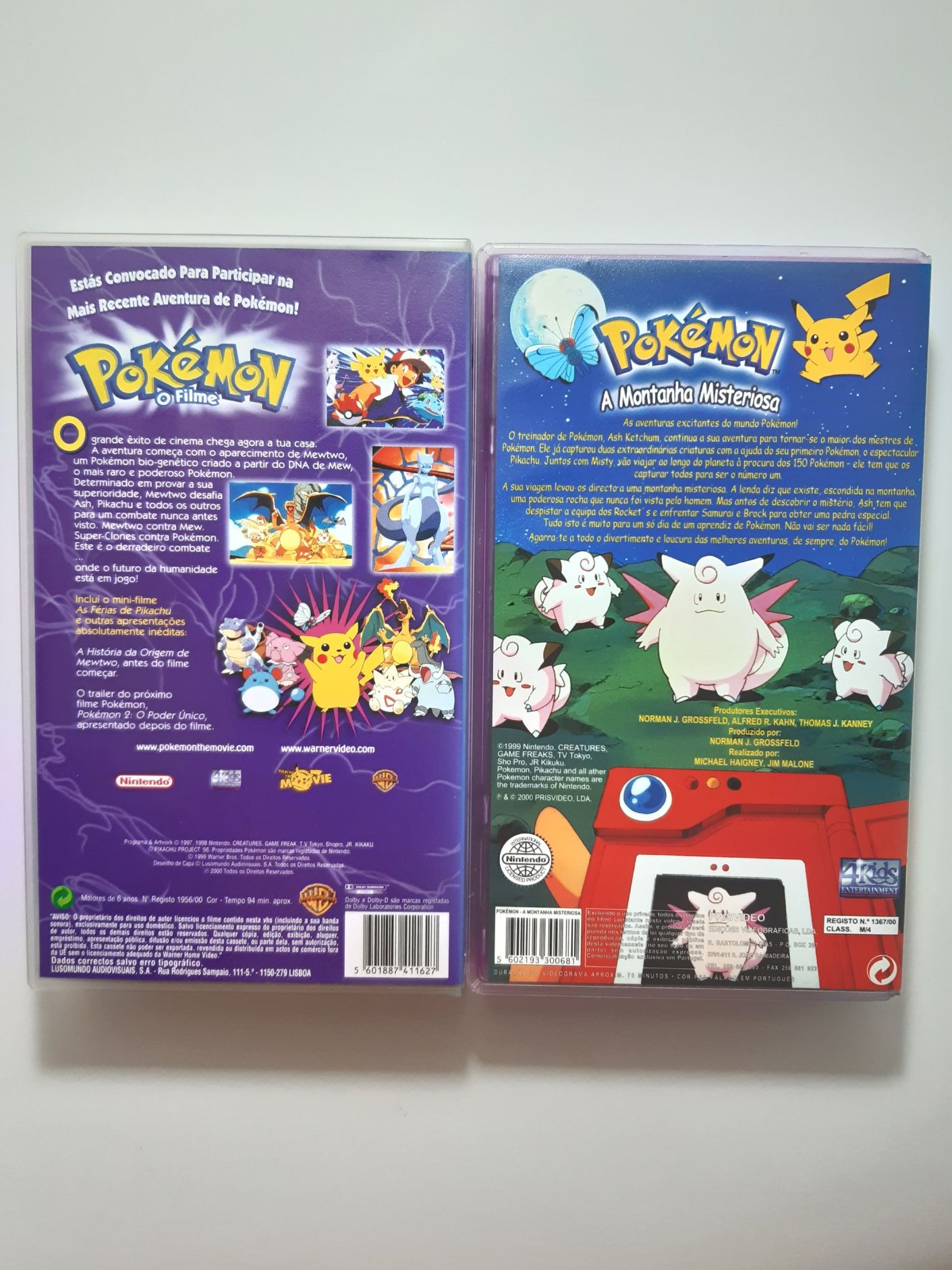 Cassetes VHS Pokémon (Português)