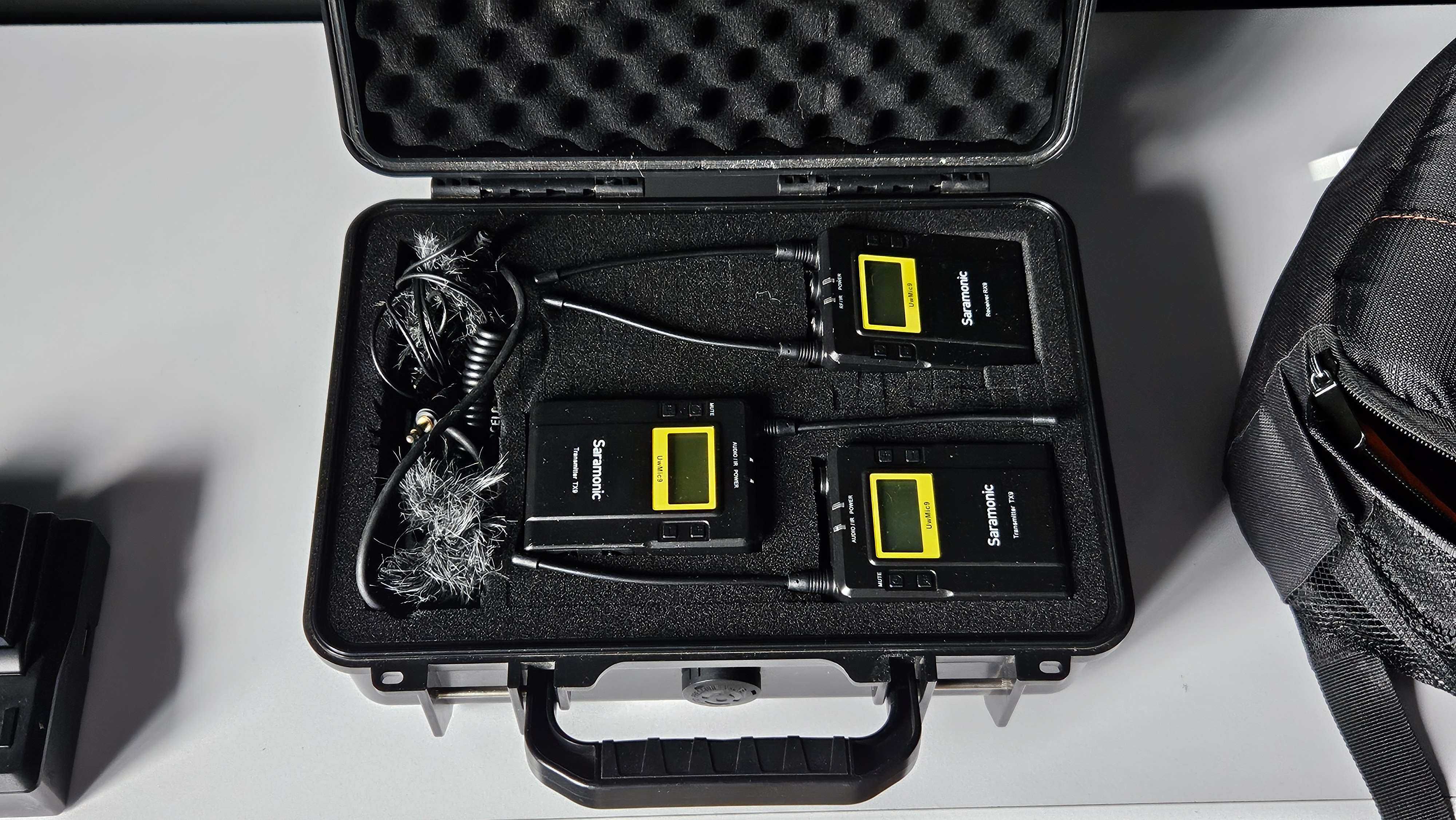 Saramonic UWMic9 - zestaw mikroportów + case (2x T, 1x R)
