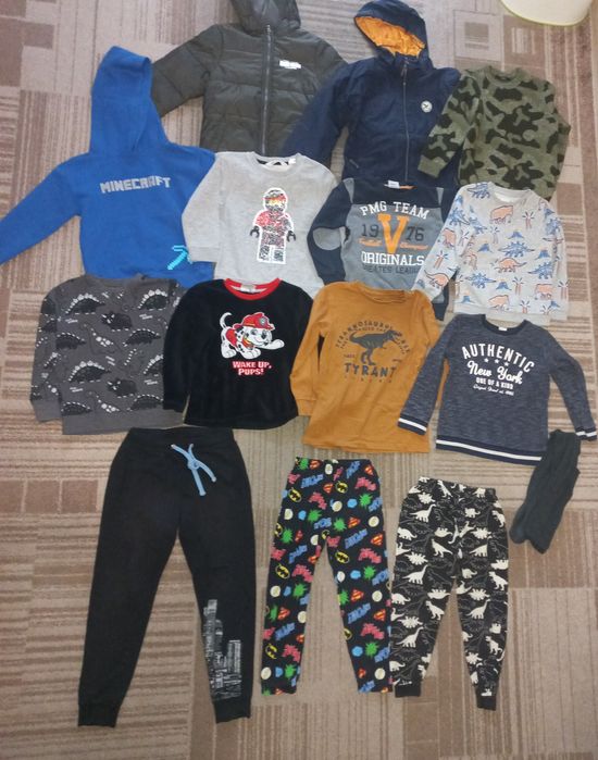 Пакет вещей на мальчика 140 грн.