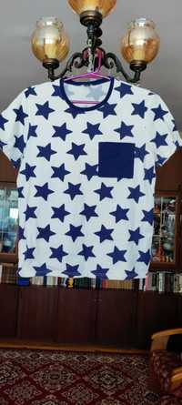 Мужская футболка в звёзды, размер46-48.