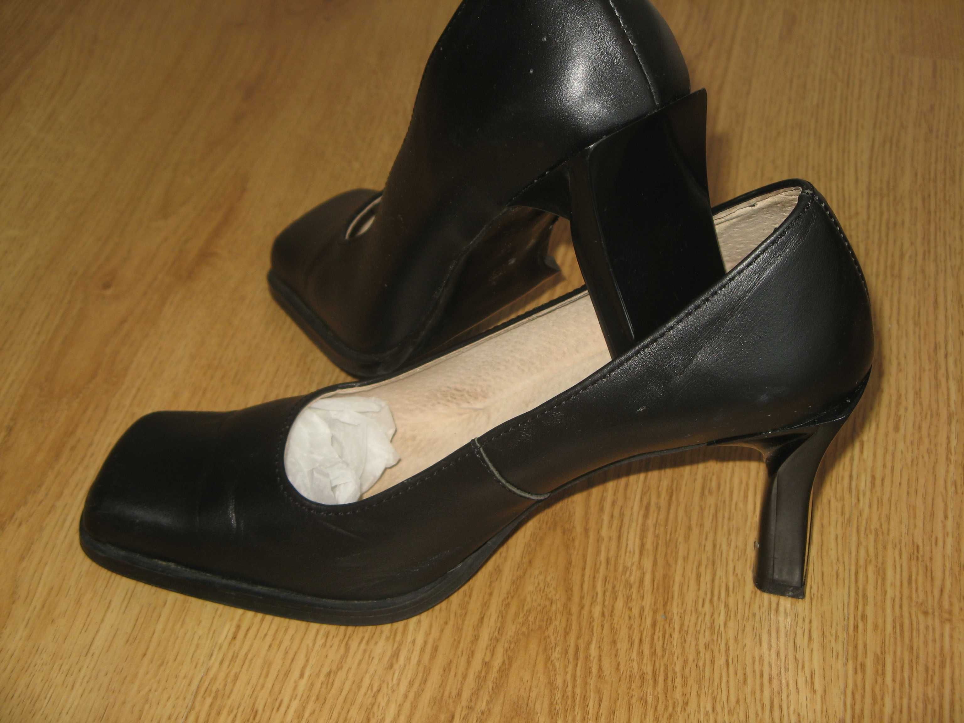 Туфли женские черные SABA кожа р.39