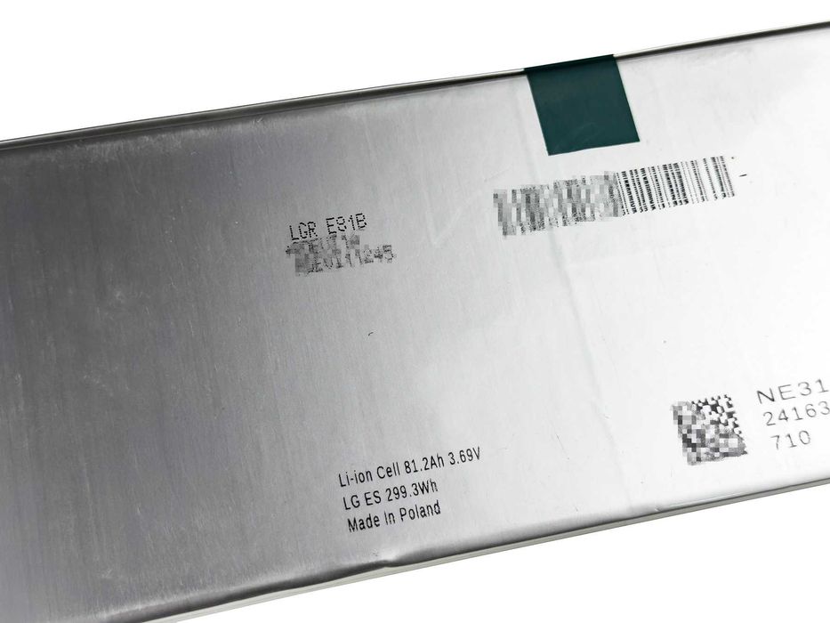 Акумуляторний елемент 81Ah на 300Wh – Li-ion, LGX E81B