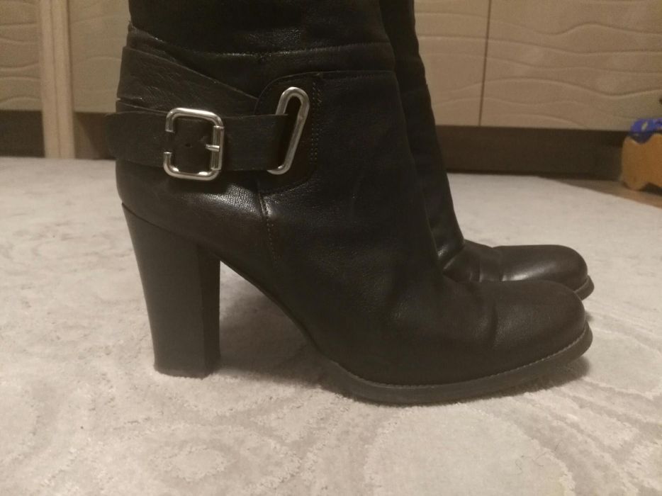Prima Moda kozaki, botki, skórzane, rozm. 40