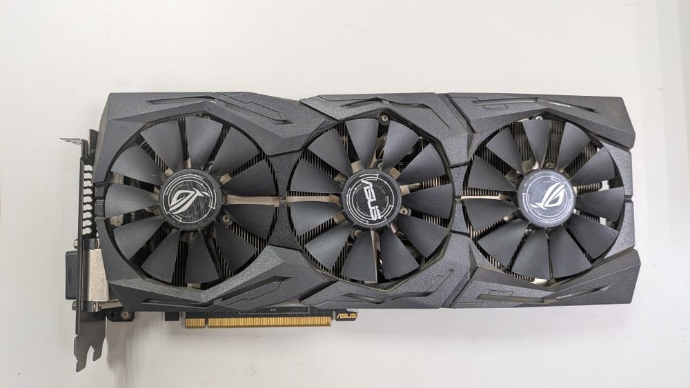 Видеокарта Asus geforce gtx1060 rog stix gaming 6 gb