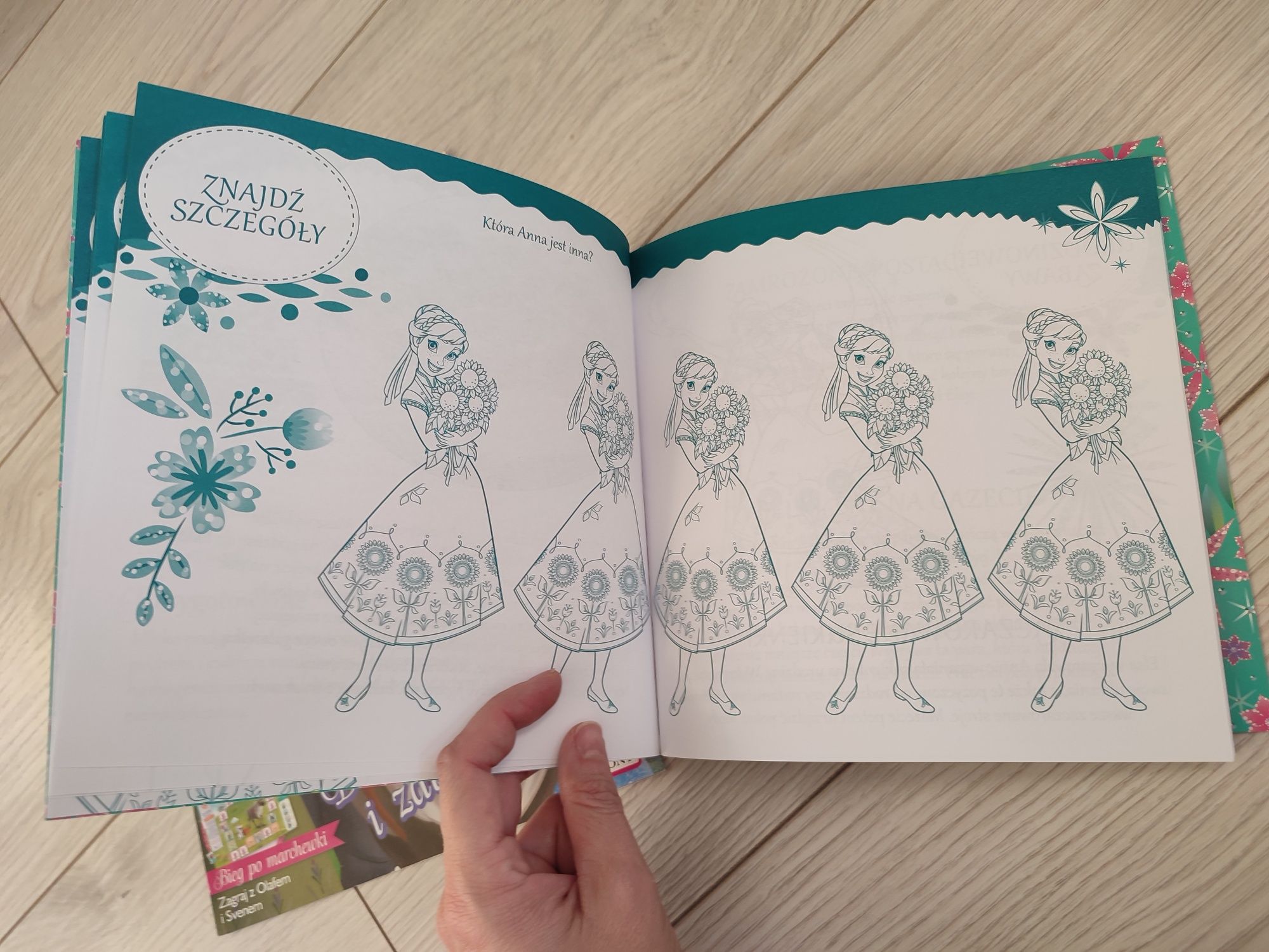 Kraina Lodu Anna i Elsa książka gazetka kolorowanka rebusy komiksy