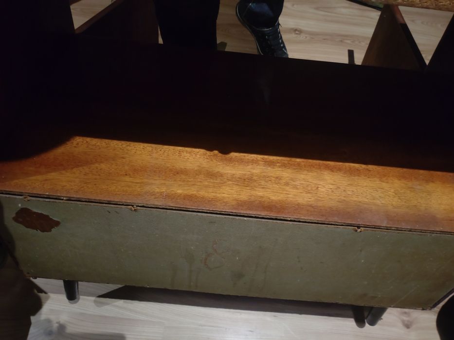 stary mebel szafka rtv na telewizor z czasów PRL