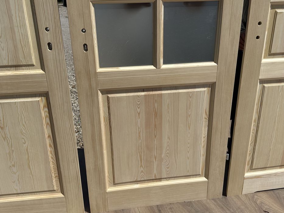 Drzwi lite drewniane wewnętrzne sosnowe NA KAŻDY WYMIAR cała Polska