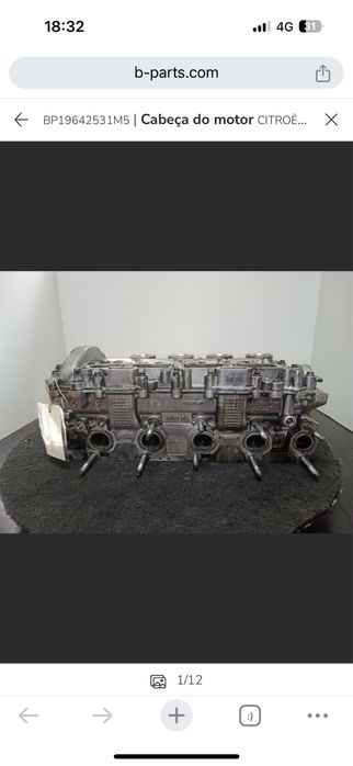 Cabeca motor pegeout 1.6 110