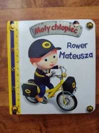Książeczka twardostronicowa Mały chłopiec "rower Mateusza"