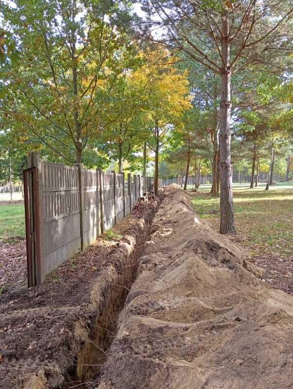 Usługi MINIKOPARKĄ- wykopy pod: fundamenty,instalacje i in.