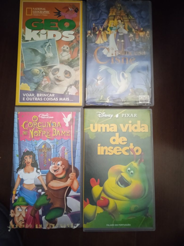 Vhs originais clássicos infantis