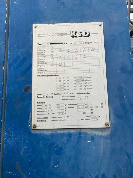 Żuraw Szybkomontujący/Dekarski Dźwig Budowlany   KSD 3210