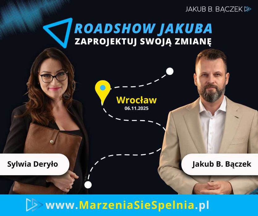 Bilety na ROADSHOW Jakuba Bączka w Polsce