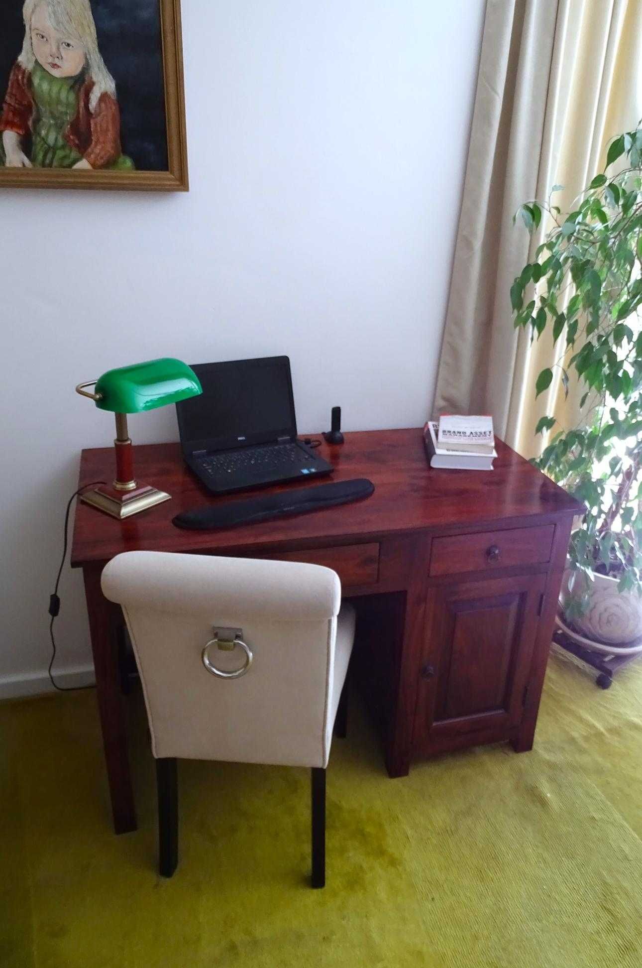 Biurko z twardego drewna egzotycznego w Indyjskim stylu z AlmiDecor