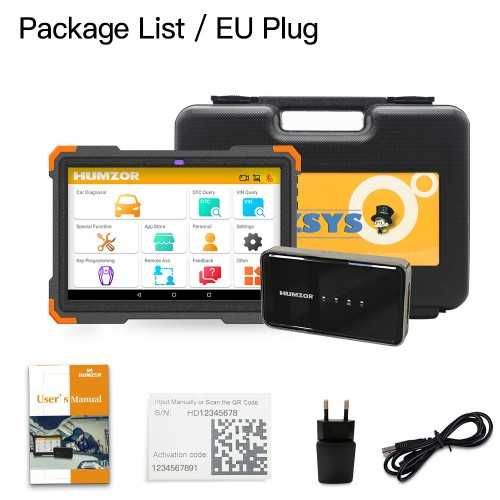 Maquina diagnosticos OBD para carros HUMZOR NEXZSYS NS366S Tablet