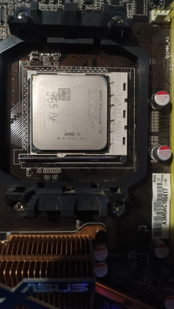 Комплект Phenom IIx4 955BE+m4a79 deluxe+4gb ddr2+куллер