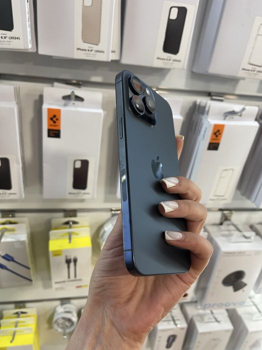 iPhone 15 Pro Max 256Gb blue titanium - АКБ 87%, стан 5