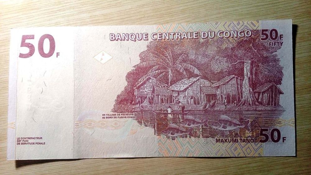 Kongo 50 Francs 2013 UNC