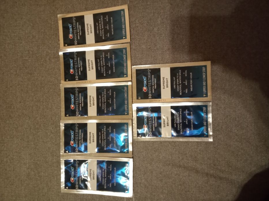 Paski wybielające Crest Supreme Bright 14 sztuk (7 saszetek)