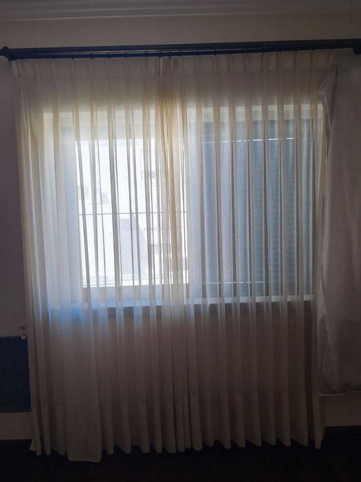 Cortinas feitas por medida em modista e forradas