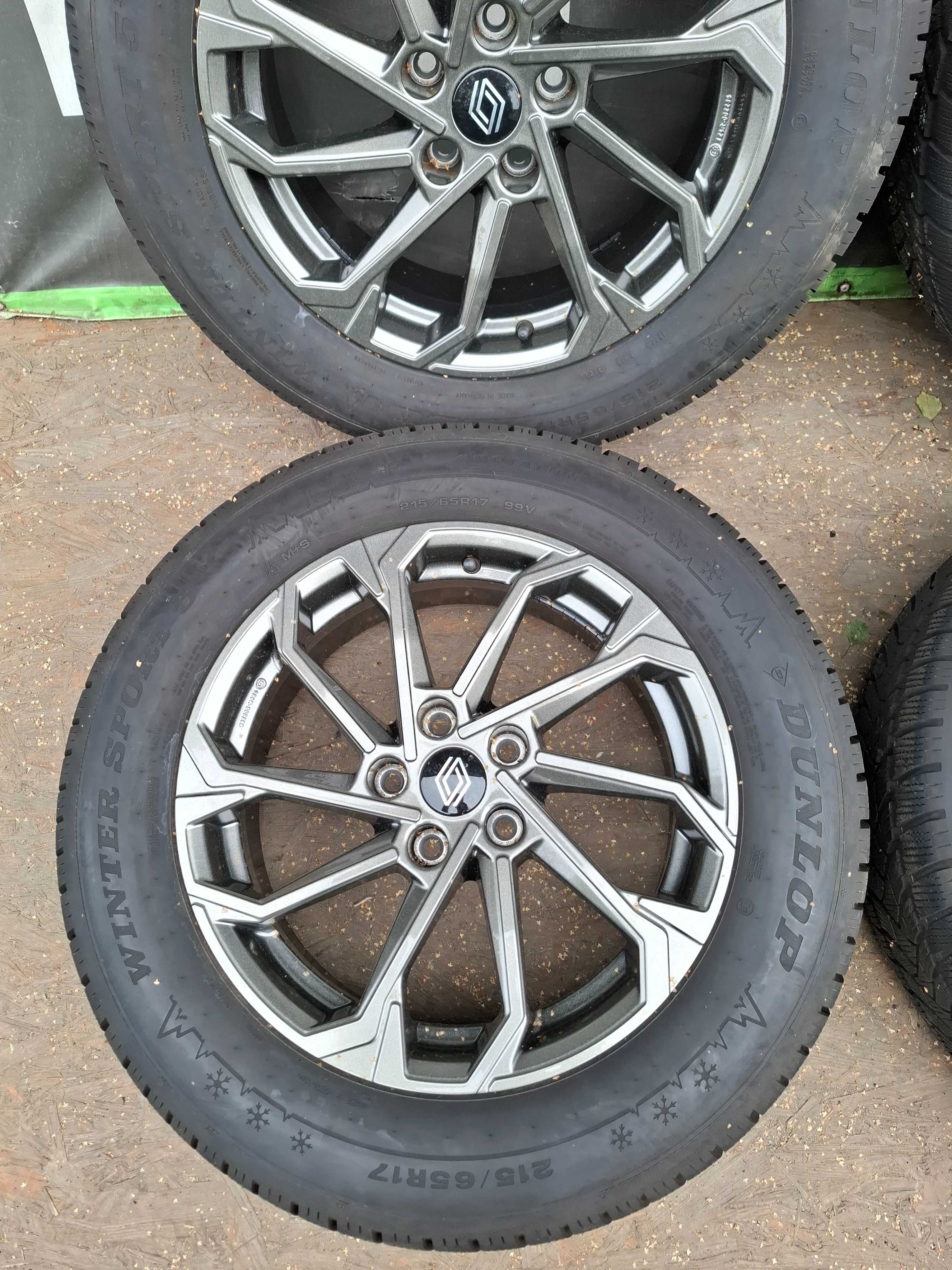 Felgi aluminiowe 17 cali 5x114,3 Renault Talisman Kadjar Captur MONTAŻ