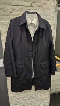 Damski  elegancki płaszcz na wiosnę  na guzki czarny 38 M