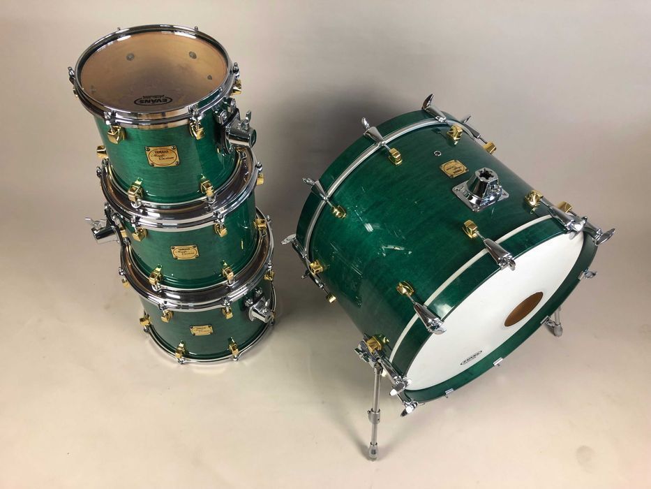 Perkusja Yamaha Maple Custom 22”/10”/12”/14” Turquoise