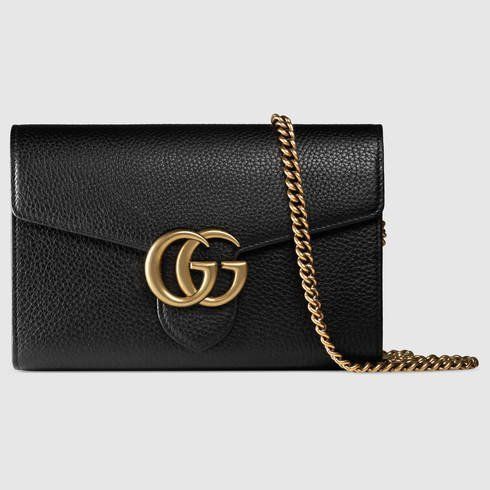 Carteira Gucci Marmont preta