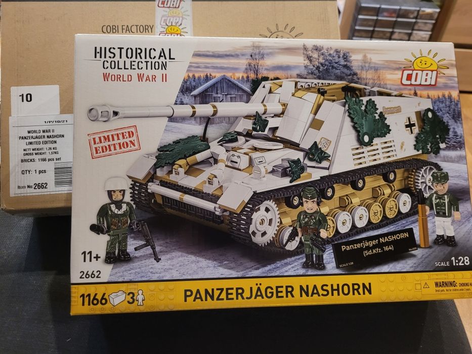 COBI Panzerjäger Nashorn – Limited Edition – Nowy, zafoliowany!